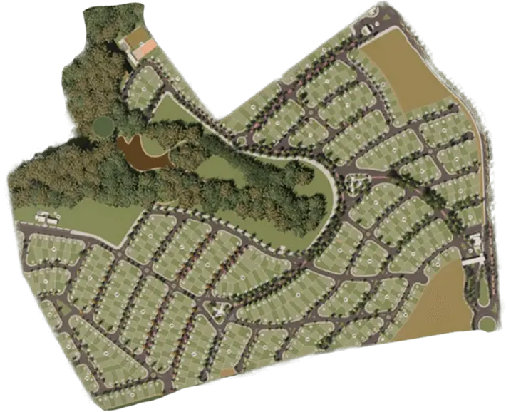 Planta do loteamento Residencial Villa Harmonia, com 656 lotes de 300 a 744m²